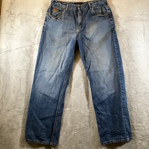 Phat Farm Jeans Mens 36x33 Relaxed Baggy Fit Skater Hip Hop Y2K Faded VTG - Picture 1 of 13