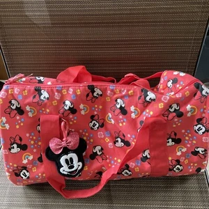 Disney Minnie Mouse Duffel Weekender Red Tote ~ NWOT - Picture 1 of 4