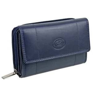 Cartera de cuero suave incorporada para damas protección RFID 17 ranuras para tarjetas de crédito 1057 navegación - Imagen 1 de 4
