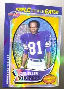 CARL ELLER-2005 TOPPS CHROME REFRACTOR-#/99-PURPLE PEOPLE EATERS🏈 FOOTBALL CARD - Picture 1 of 6