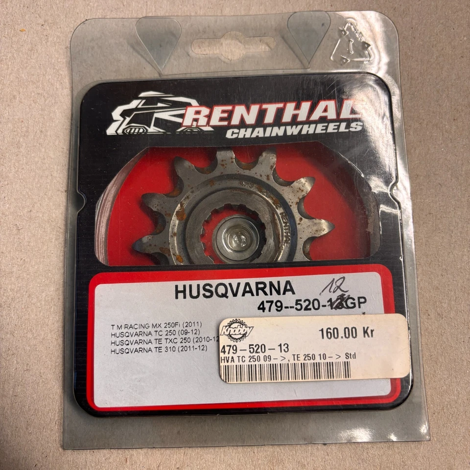 Piñón Renthal 479--520-12GP para TC/TE 250 09-12 / TM EN 250 FI 11-13 Foto 1 de 1
