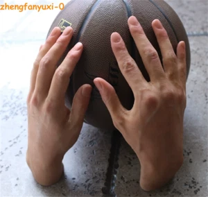 Lifelike Silicone Male Hands Model Basketball Boy Hands Mannequin Display Props - Picture 1 of 11