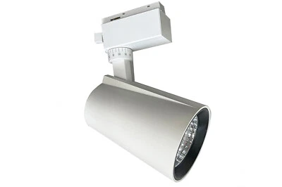 Faretto da binario orientabile 30W luce bianca rotabile faro led cob da soffitto - Immagine 1 di 4