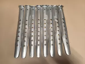 Lot of 8 x Lightweight Aluminium Snow Sand Soft Ground Tent Anchor Pegs - Picture 1 of 5