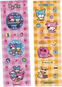 Sandylion Rare BarCode Kitty Scarpbooking Stickers. Retired collector designs - Foto 1 di 3
