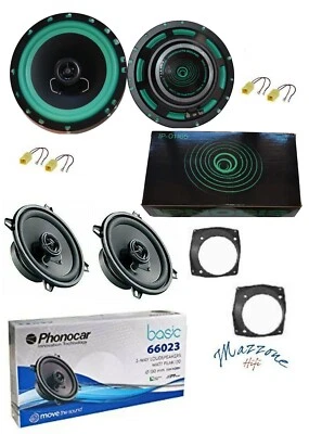 IPNOSIS- PHONOCAR IPNOSIS PHONOCAR Kit 4 casse 165+13cm FIAT PUNTO 2-3 SERIE ALTOPARLANTI AUTO