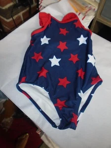 Traje de baño Carter rojo azul blanco estrellas talla 3T 3 niño pequeño traje de baño - Imagen 1 de 4