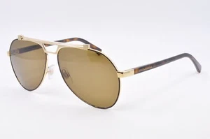 Dolce & Gabbana Sunglasses DG2189 132083 Matte Brown/Pale Gold, Size 61-14-140 - Picture 1 of 5