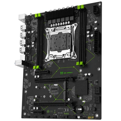 X99 MR9A Desktop Board for Intel Xeon E5 V3 V4 LGA 2011-v3 Socket Processor DDR4 - Image 1 of 4