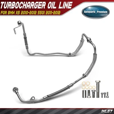 Turbocharger Oil Line for BMW X5 2010-2012 550i 2011-2012 550i GT xDrive V8 4.4L - Image 1 of 4