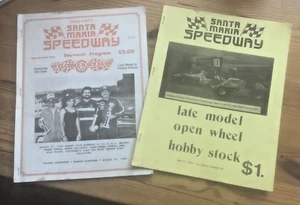 / 2 Saint Maria speedway programmes . 1990 and 1979 Late models / dirt cars - Picture 1 of 8