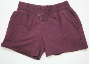 Flirtitude Red Womans Flat Front Athletic Gym Shorts Small Cotton Blend XX19 - Picture 1 of 4