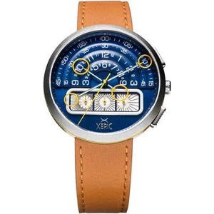 Xeric Halograph II Chrono Blue Tan Watch - Brand New - Picture 1 of 10