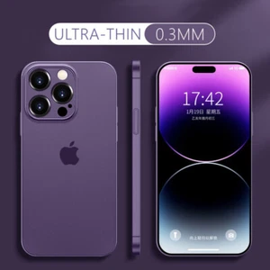 ULTRA THIN Shockproof Matte Case Cover For iPhone 16 15 14 12 13 Pro Max 11 XR 8 - Picture 1 of 26