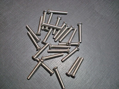 25 piezas para Plymouth Dodge 8-32 x 1" con #6 phillips cabeza ovalada tornillos de acero inoxidable  Foto 1 de 4