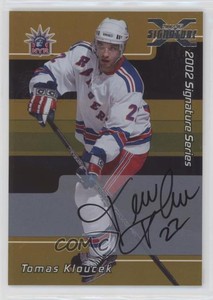2002 ITG Be A Player Signature Series 2001-02 Buybacks Gold Tomas Kloucek Auto