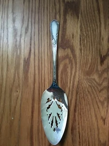 Oneida Wm. A. Rogers MEADOWBROOK (aka Heather) SERVER PER TORTE PLACCATO ARGENTO ~ 1936 ~ - Foto 1 di 3