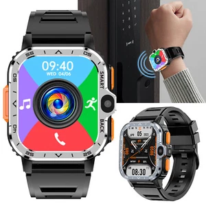 Smart Watch Military Men Sport Heart Rate Fitness Tracker GPS Wifi Wristwatch AU - Picture 1 of 15