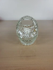Cesta de cristal con plomo de vidrio cortado - Imagen 1 de 24