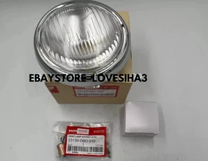 HONDA C50 C65 C70 C90 COMPLETE HEAD LIGHT LAMP UNIT 1 SET - Picture 1 of 5