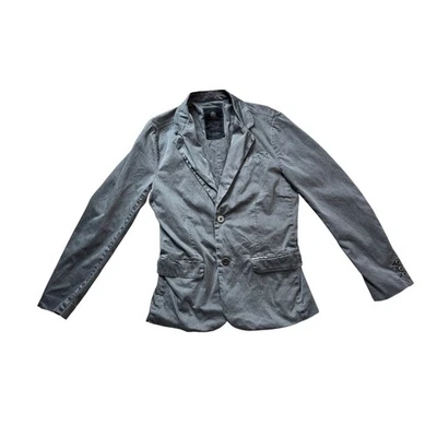 ROCK & REPUBLIC Hombre Blazer/Chaqueta Talla Pequeña, Gris Oscuro  Foto 1 de 4