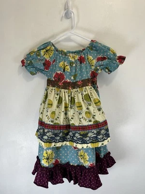 Vestido Matilda Jane Pintura por Números Niñas Talla 6 Globos Aire Caliente Campesino Foto 1 de 4