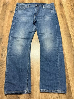 Jeans Levi's 513, para hombre 38x30, azul, denim, pierna recta, bolsillos, lavado medio Foto 1 de 4