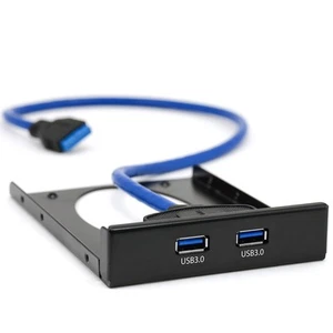 CSL USB 3.0 Super Speed Front Panel for 3.5 inch drives up to 5Gbits, PC and - Afbeelding 1 van 5