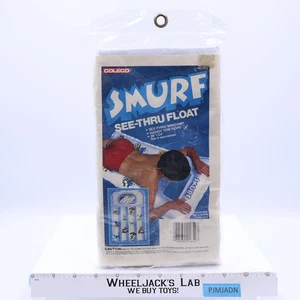 Smurf See-Thru Float Pool Floatie The Smurfs 1982 Coleco Vintage NEW SEALED - Picture 1 of 3
