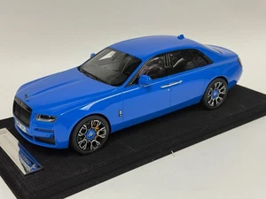 1/18 T&P  Rolls Royce Ghost Extended in Blue  Suede Base limited 30 pcs  #163 - Picture 1 of 7
