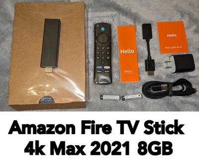 Amazon Fire TV Stick 4k Max 1ª Generación, con Modelo Remoto K2R2TE 8GB Medios de Transmisión Foto 1 de 4