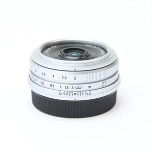 Voigtlander ULTRON 27mm F/2 Silver (for Fujifilm X mount) -MINT- #414 - Picture 1 of 12