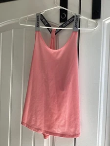 Nike Just Do It Elastika Racerback Tank Top Damen XS Pink Training Gym - Bild 1 von 4