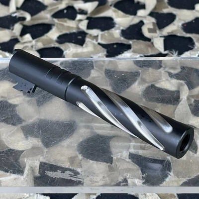 NUEVO Lancer Tactical Acero Inoxidable Acanalado Roscado 5.1 Barril Exterior - Negro Foto 1 de 4