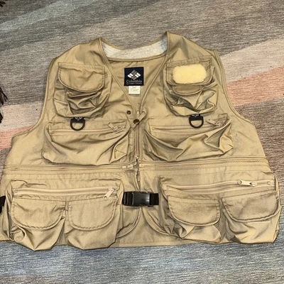 Columbia Sportswear Chaleco de Pesca Táctico Caza Para Hombres L Excelente Estado Usado Foto 1 de 4