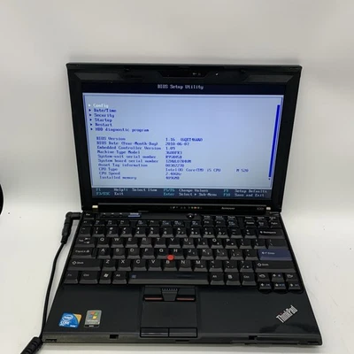 Lenovo Thinkpad X201 Intel I5-520M 2.4GHz 4GB Ram No HDD - Image 1 of 4
