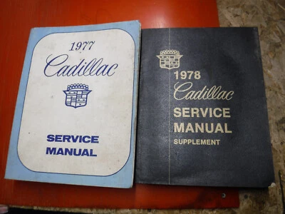 1977-1978 CADILLAC ОРИГИНАЛЬНОЕ ЗАВОДСКОЕ РУКОВОДСТВО ПО ОБСЛУЖИВАНИЮ ELDORADOFLEETWOOD DE VILLE - Изображение 1 из 4