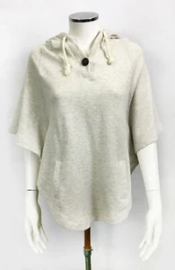 Womens River Island Baggy Poncho Style Hoodie Sweatshirt - Grey - Size 8 (TP09) - Picture 1 of 7