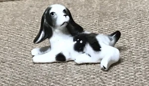 Vintage Miniatur Springer Spaniel Figur Bone China Welpe Hund Liebhaber - Bild 1 von 7