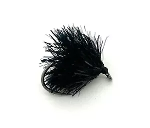 6 x Black Blobs - Trout Fishing Flies - Picture 1 of 2
