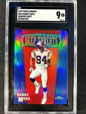 RANDY MOSS 1999 Topps Season's Best Deep Threats SB13 Refractor SGC 9 MINT G1658
