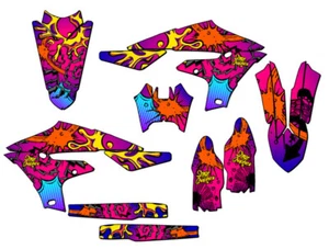 2018-2022 fits CYCRA POWERFLOW YZ 450 F ZANY Pink Senge Graphics Kit Compatible - Picture 1 of 10