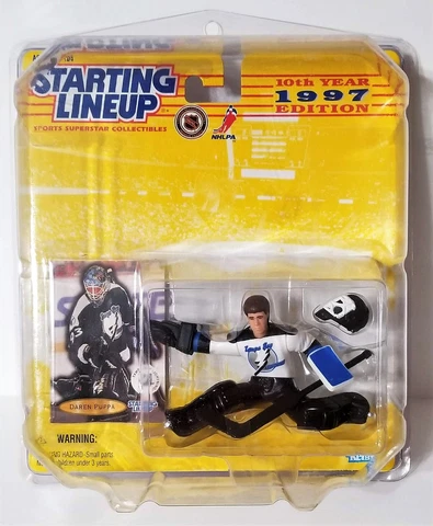 1997 Starting Lineup Daren Puppa Tampa Bay Lightning SLU With Protective Case Cover