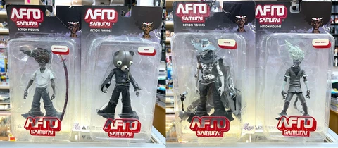 DC Unlimited Afro Samurai Complete Figure Set 2006 *NEW* Cover