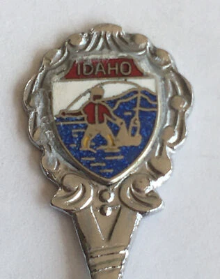 Cuchara de recuerdo vintage de colección de Estados Unidos Idaho Foto 1 de 3