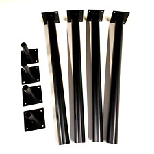 [SET of 4] 29" Steel Kee Post 2" diameter Metal Table Legs - Black BRAND NEW!