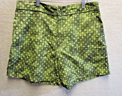 Shorts de natação feminino Catalina tamanho L verde 4,5" costura interna 100% nylon 💙 - Imagem 1 de 4
