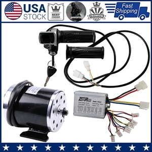 500W 24V Brush Motor Controller LCD Throttle Grips For Electric Bike Scooter ATV - Picture 1 of 24