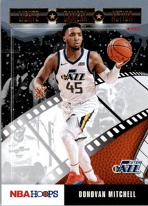 2019-20 Hoops Lights Camera Action Winter #9 Donovan Mitchell - NM-MT