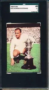 1968 #232 Dura Alfredo Di Stefano DiStefano SGC 40 = PSA 3 super seltene Fußballkarte - Bild 1 von 2